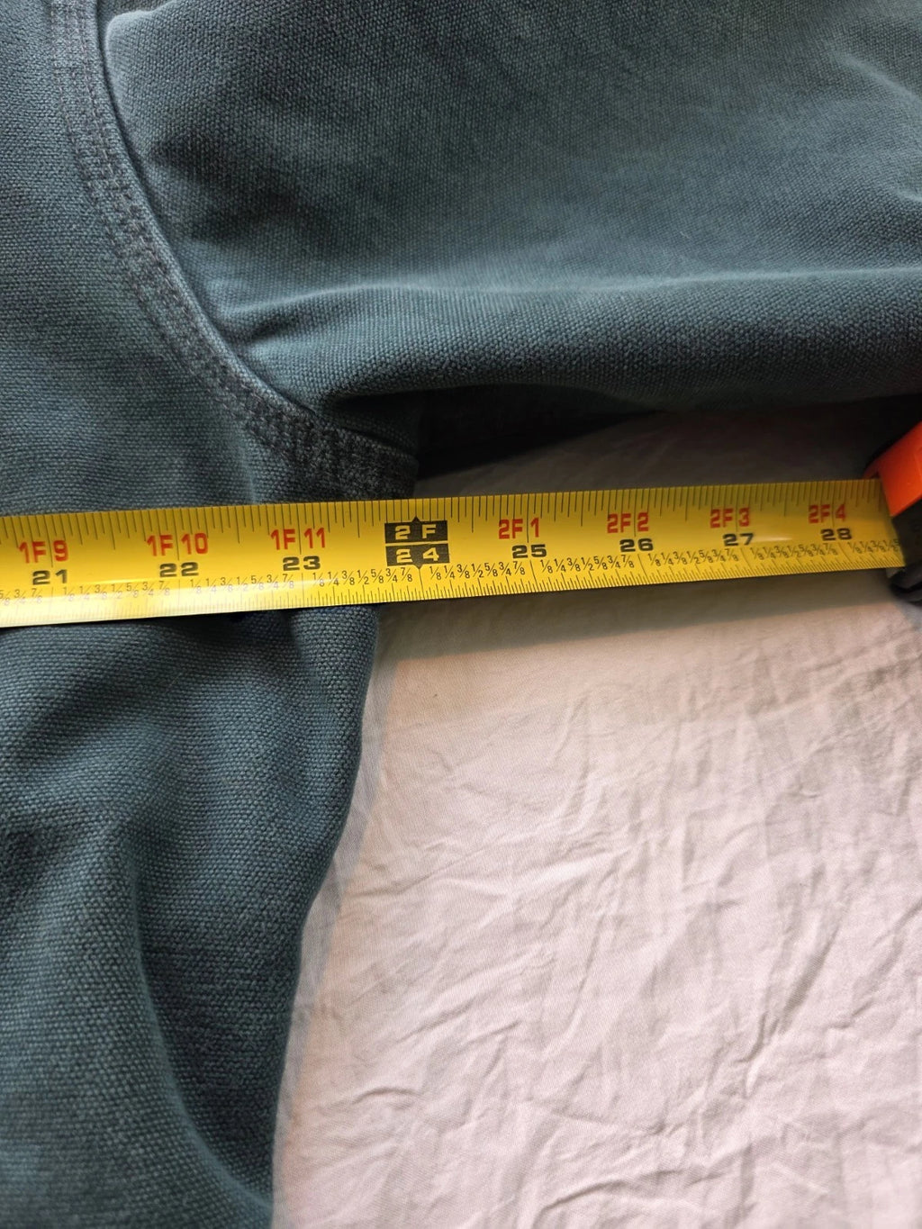 Vintage Carhartt Detroit J43 Htg Hunter Green - Size Mens Medium Regular (VG)