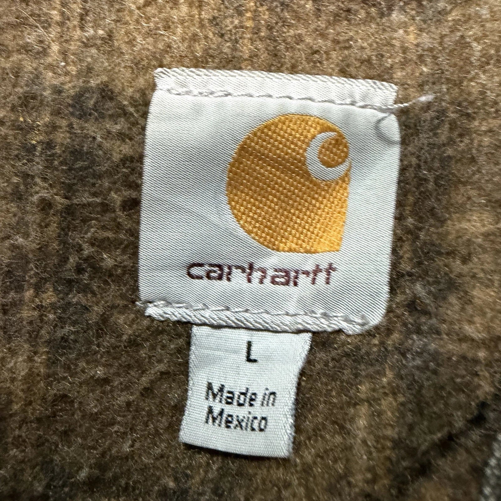 Vintage Y2K Carhartt J97 Gradient Faded Blanket Lined GRAIL Detroit Jacket Sz L