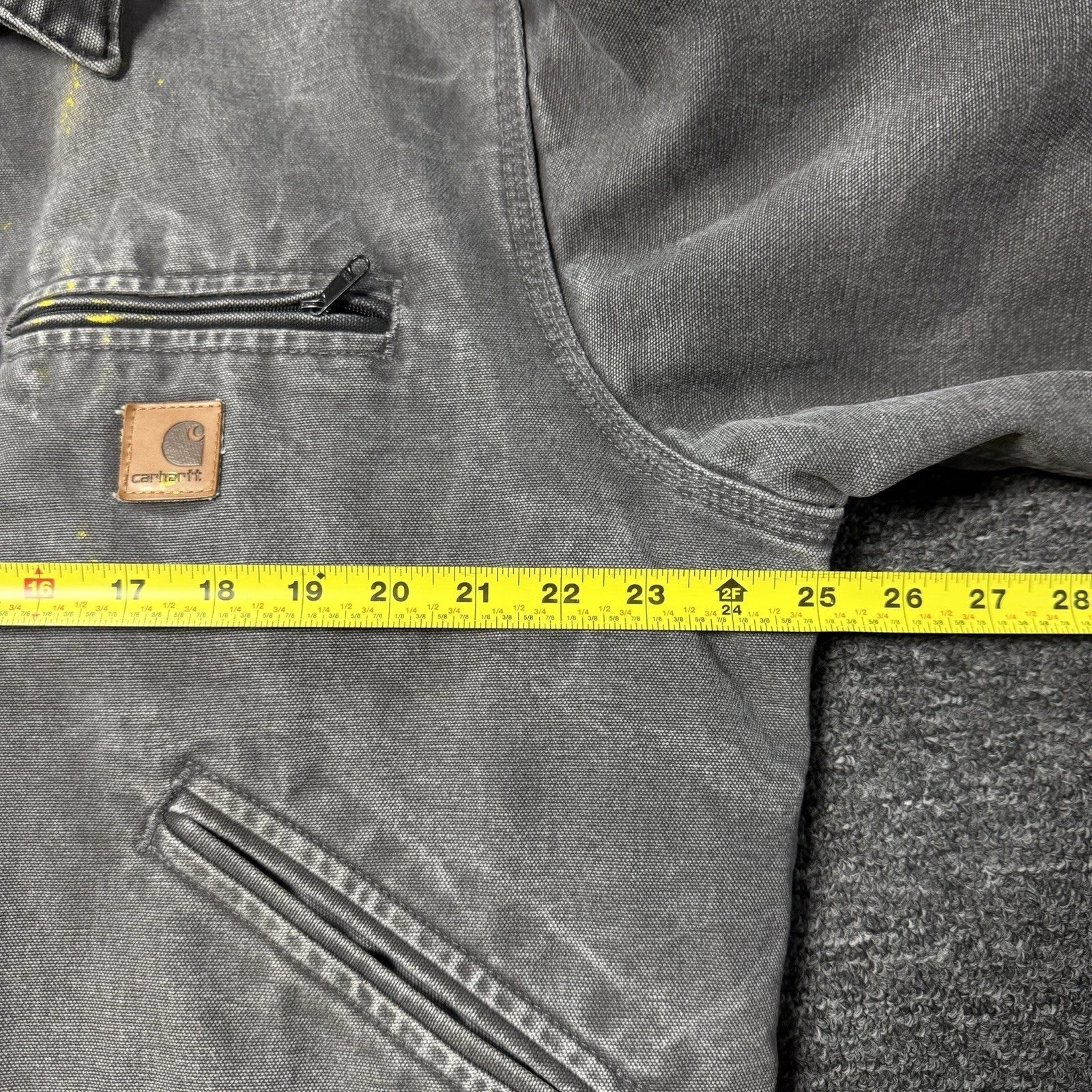 Vintage Y2K Carhartt J97 Gradient Faded Blanket Lined GRAIL Detroit Jacket Sz L