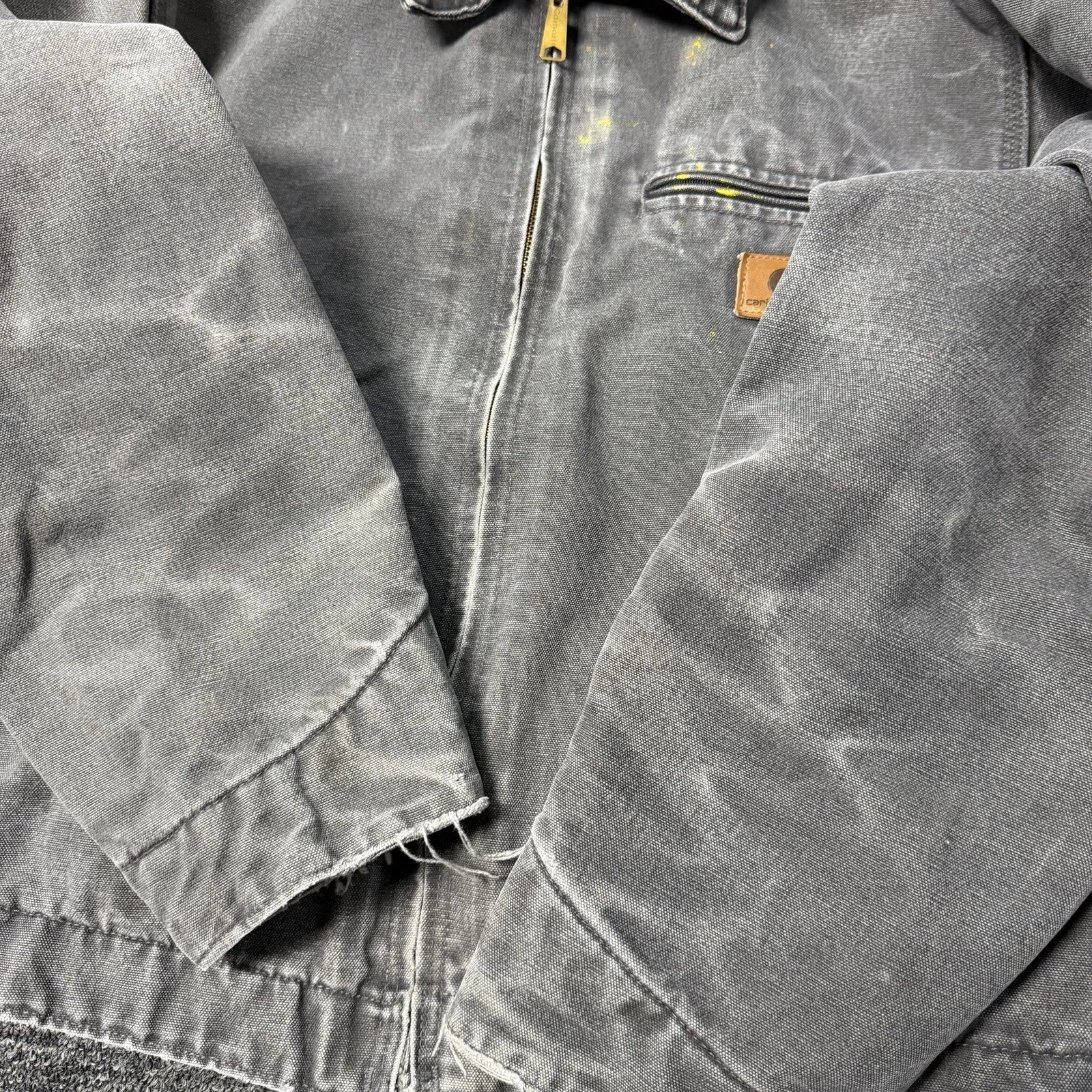 Vintage Y2K Carhartt J97 Gradient Faded Blanket Lined GRAIL Detroit Jacket Sz L
