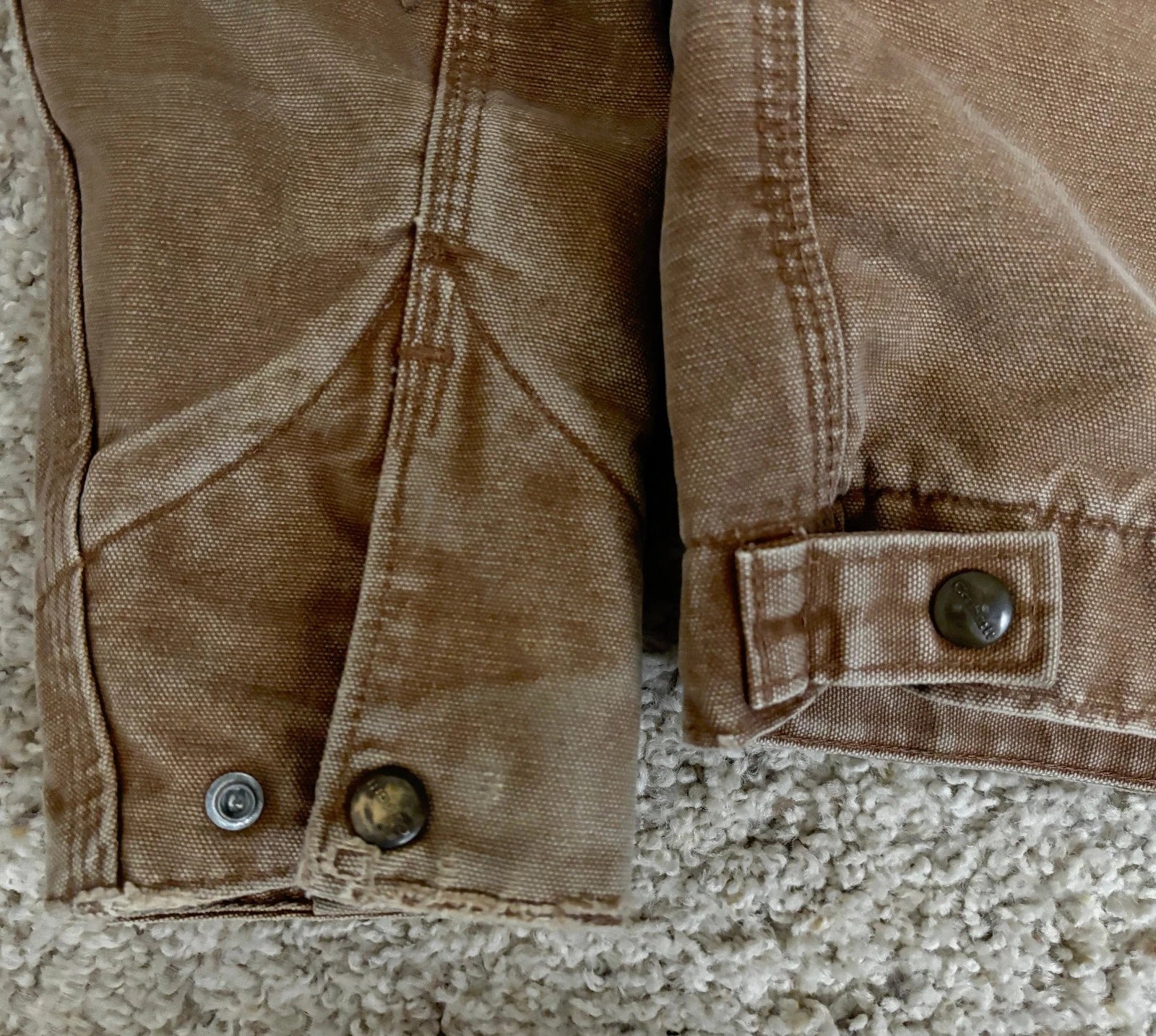 Vintage Carhartt Detroit Jacket J97 Tan/San Detroit Jacket Size Small