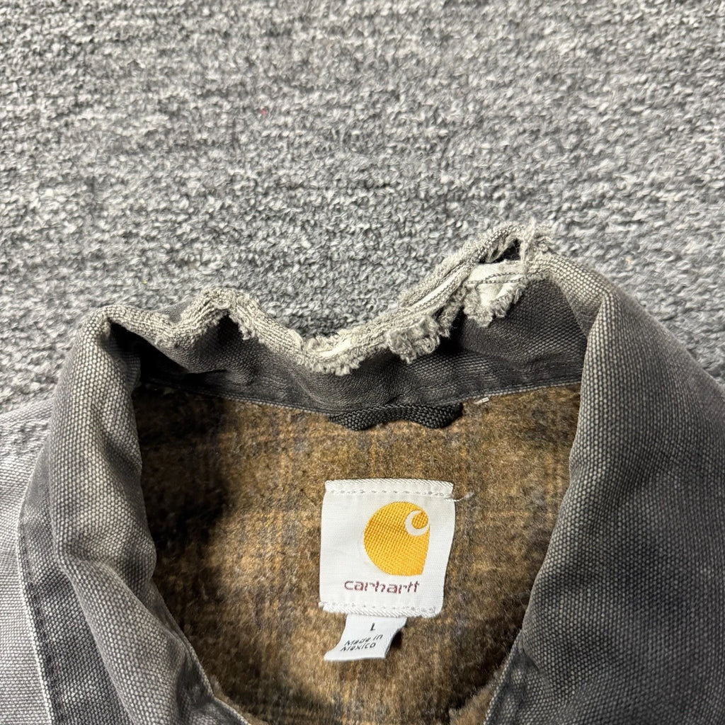 Vintage Y2K Carhartt J97 Gradient Faded Blanket Lined GRAIL Detroit Jacket Sz L